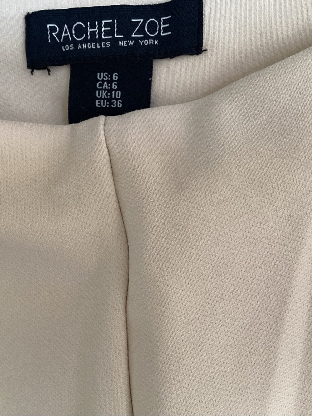 Rachel Zoe Cream Dress  pants.